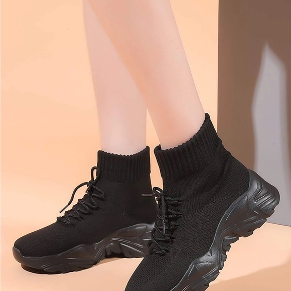 Black sock sneakers - Picture 4 of 4